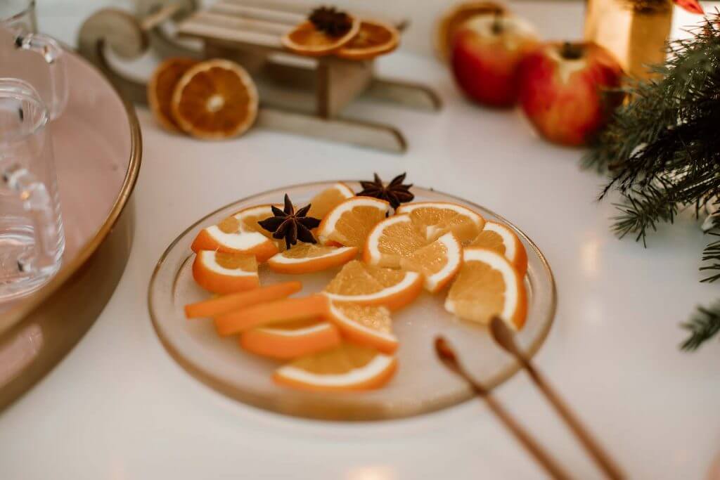 Praktische Austattung für frische Früchte