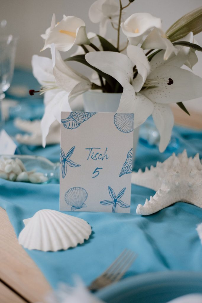 Beispiel einer Tischkarte Tischkarte Papeterie