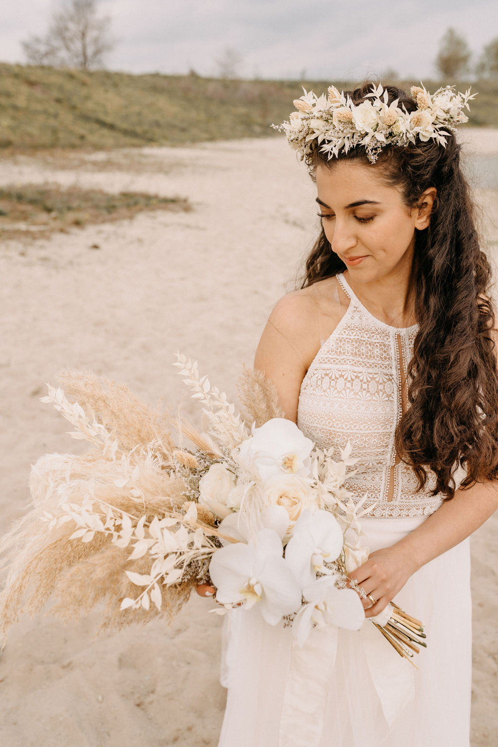 Braut mit Brautstrauss