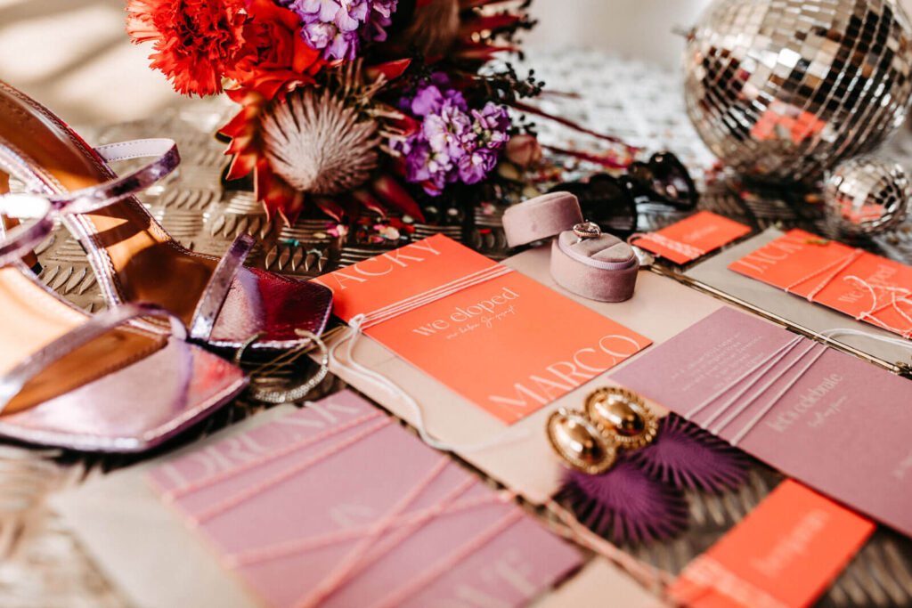 Hochzeitspapeterie mit Braustrauss Hochzeitspapeterie mit Braustrauss