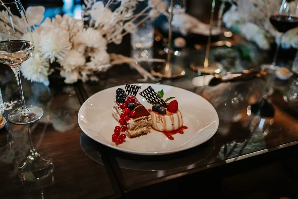 Nachtisch beim 3-Gänge Menü