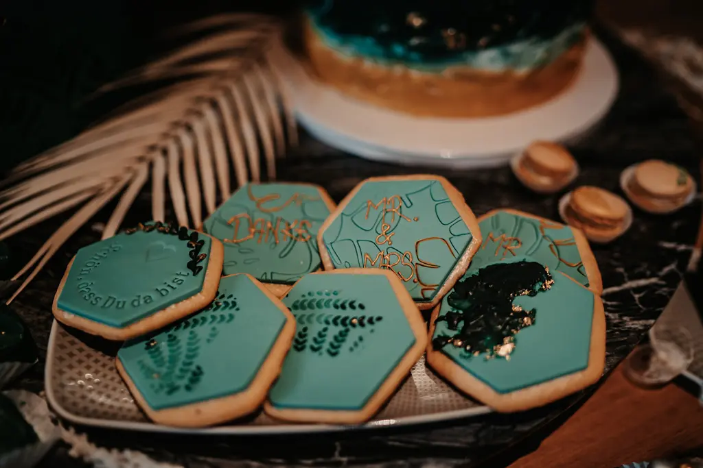 Passende Sweets in Mosaik-Form